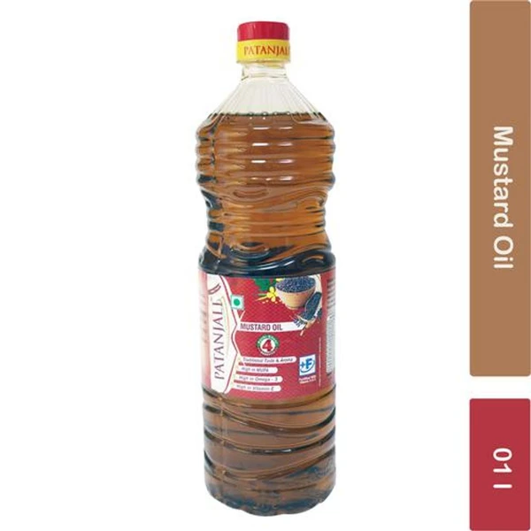 Patanjali Mustard Oil 1 L Bottal