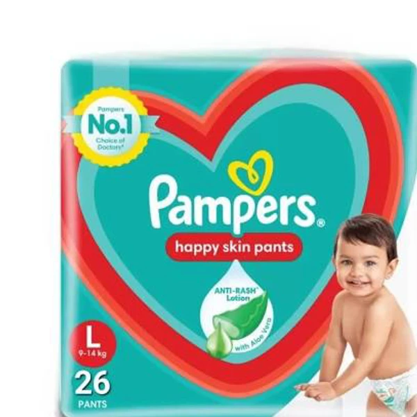 Pampers Happy skin pants L 26 Pants