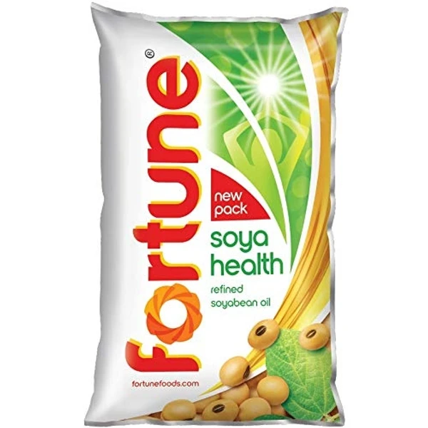 Fortune Soyabean Oil 1L Pouch