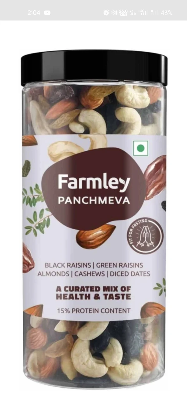 Dry Fruit Mix Panchmeva Superfood Assorted Nuts (425 g)