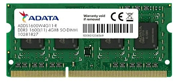 Ram 4Gb Ddr-3 ADATA LAP