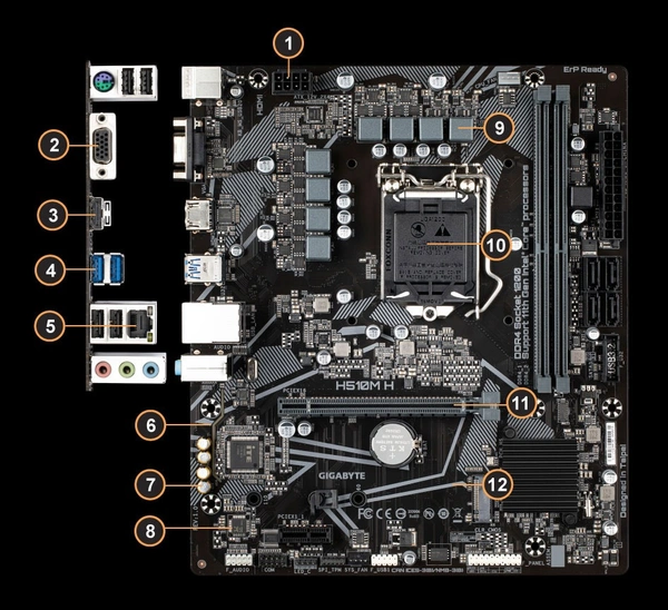 MBD GIGABYTE H510MH