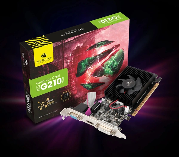 GRAPHICS CARD ZEBRONICS G210 1GB DDR3