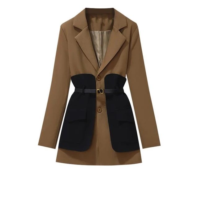 Amazon.com: ZZSRJ Ladies Business Suit Casual Two Piece Corset Blazer  Office Clothing Matching Set (Color : 02-Black, Size : XX-Large) :  Clothing, Shoes & Jewelry