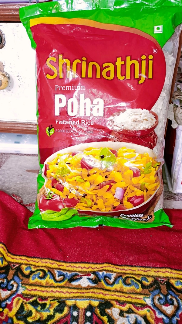 Premium Poha Flattended Rice  - White, 800 Gm
