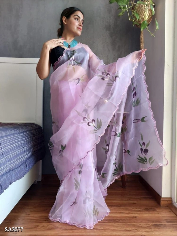 Suman Organza - Electric Violet