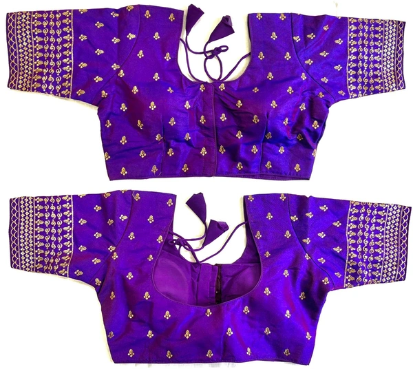 Vrinda Blouse - Electric Violet, 38( Alter Upto 42)