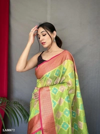 Aashi Silk Saree..1 - Green, Free