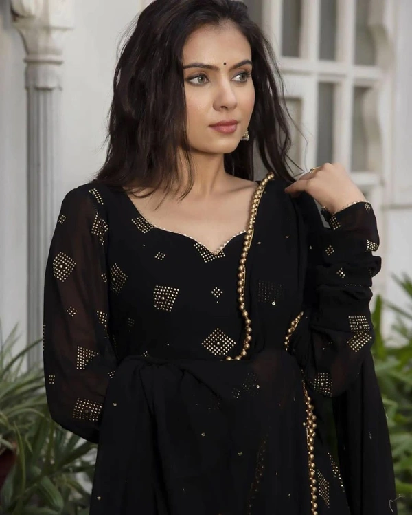 Black Beauty Gown  - Black, M