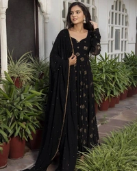 Black Beauty Gown  - Black, M