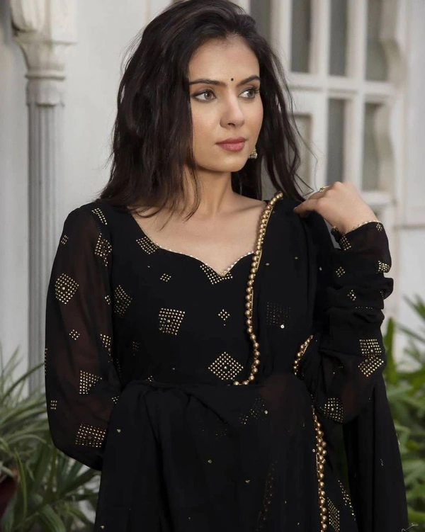 Black Beauty Gown  - Black, M