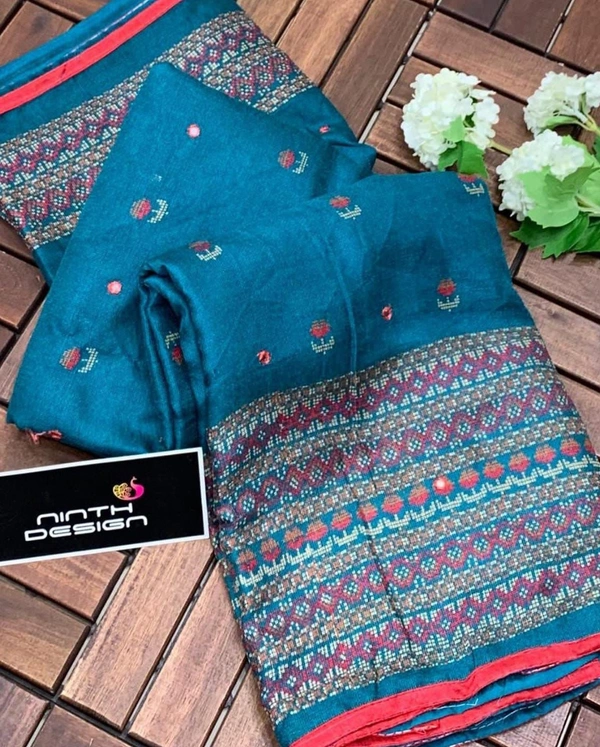Meenakshi Jute - Eastern Blue, Free