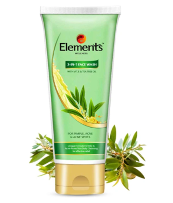 Elements WELLNESS 3-in-1 FACE WASH 60 gms