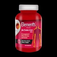 Elements WELLNESS URI fLUSH-3 PLUS Tablets 60 TABS
