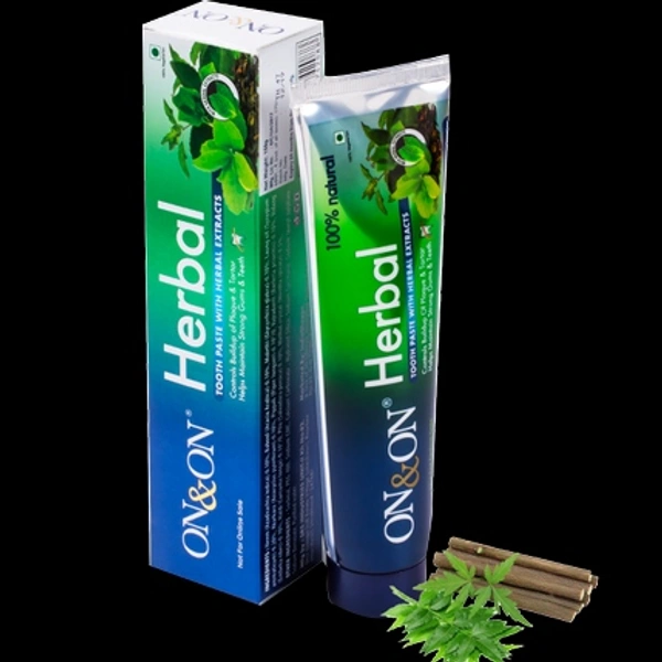 On&On Herbal TOOTH PASTE WITH HERBAL EXTRACTS 150 gms