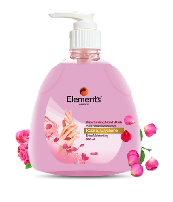Elements WELLNESS Rose&Glycerine Moisturising Hand Wash 500 ml