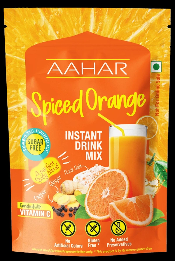 Aahar Orange Juice Pre Mix 500gms