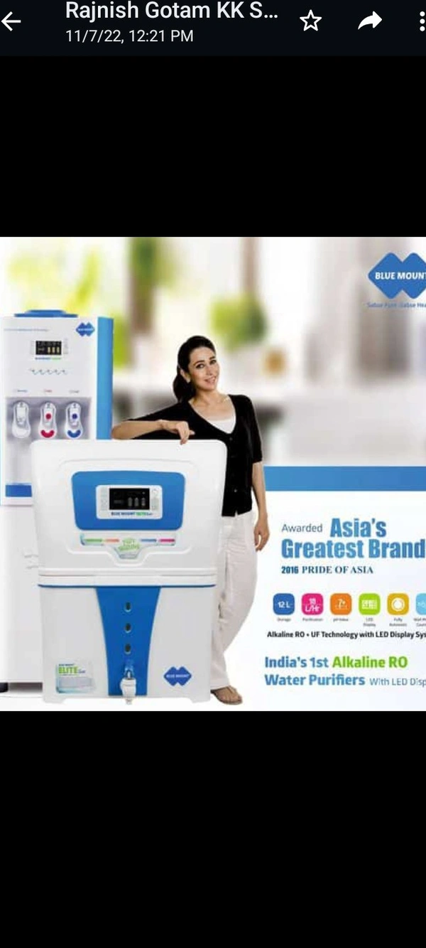 Blue Maunt  Alkaline RO