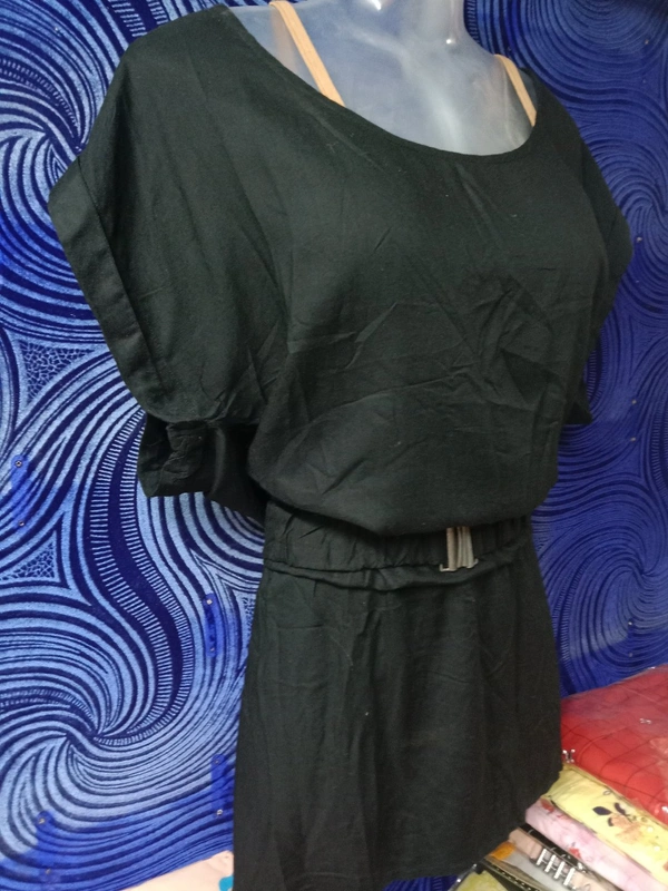 One Piece Dress - Black