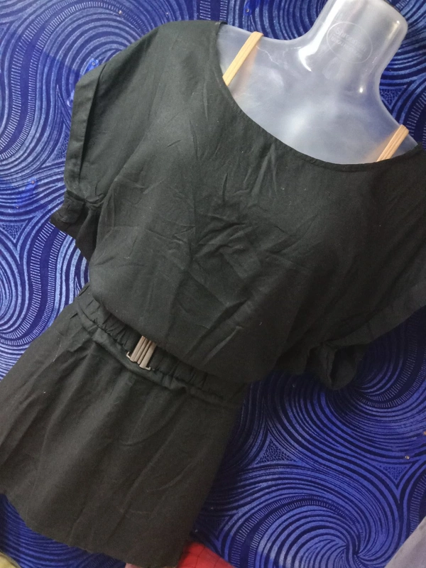 One Piece Dress - Black