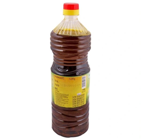 Patanjali Kachi Ghani Mustard Oil 1 L (Bottle)