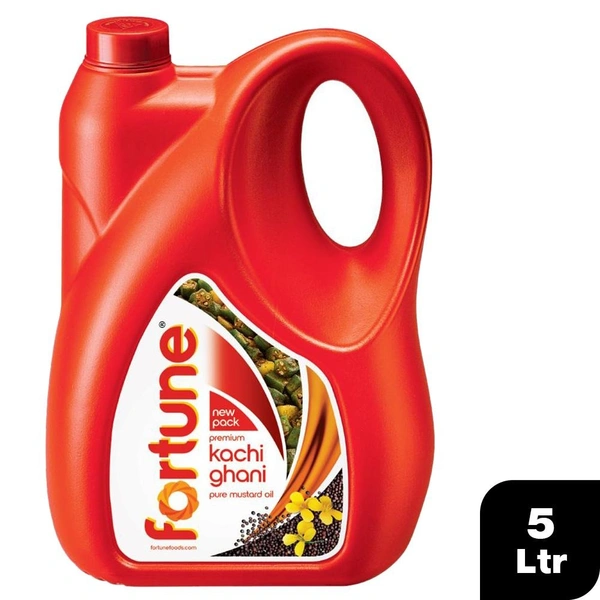 Fortune Kachi Ghani Mustard Oil 5 L