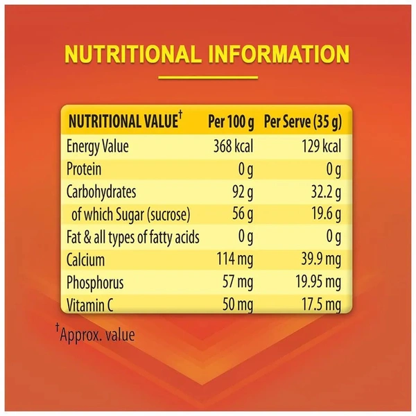 Glucon-D Instant Energy Health Drink - Tangy Orange, 200 g