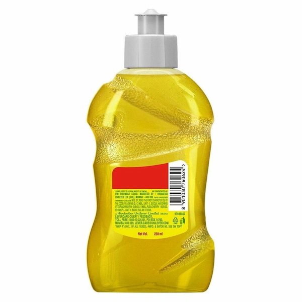 Vim Lemon Concentrated Dishwash Liquid 250 ml