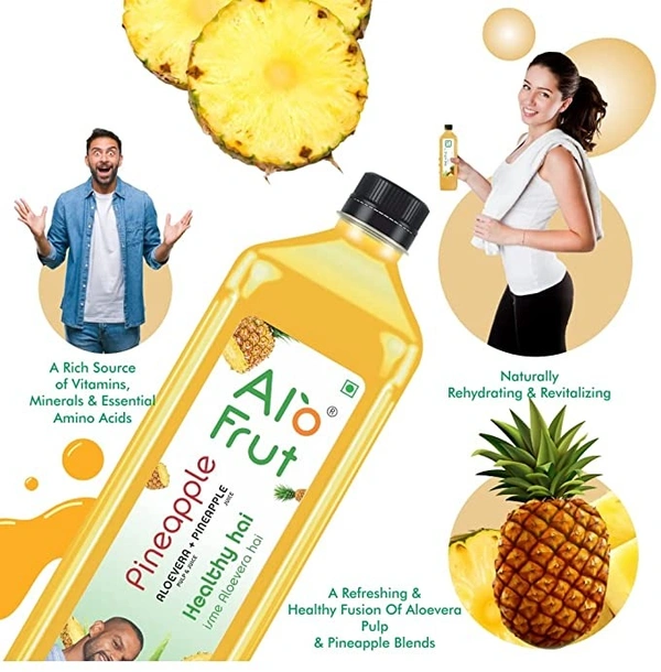 Alo frut Pineapple Aloevera Juice 1L
