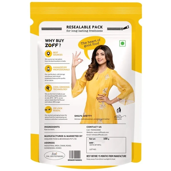 Zoff Turmeric Powder 100 g