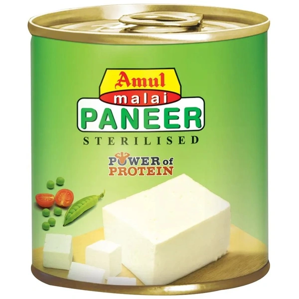 Amul Malai Paneer - Sterlised, Tin Can - 210g