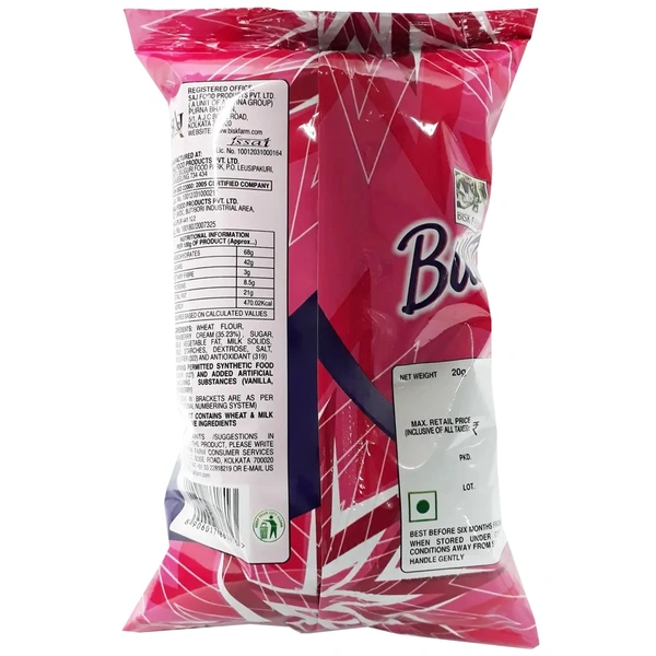 Bisk Farm Burst Strawberry, 20g