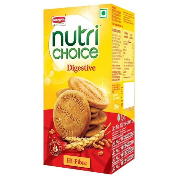 Britannia NutriChoice Hi-Fibre Digestive Biscuits 250g