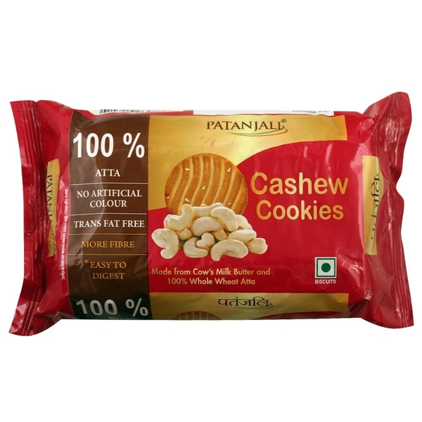 Patanjali Cashew Cookies - 