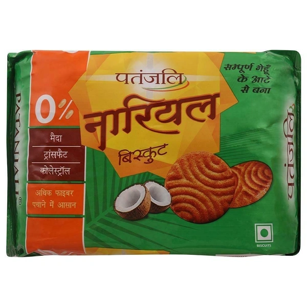 Patanjali Nariyal Biscuits - 250g