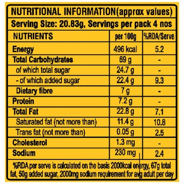 Patanjali Nariyal Biscuits - 75g