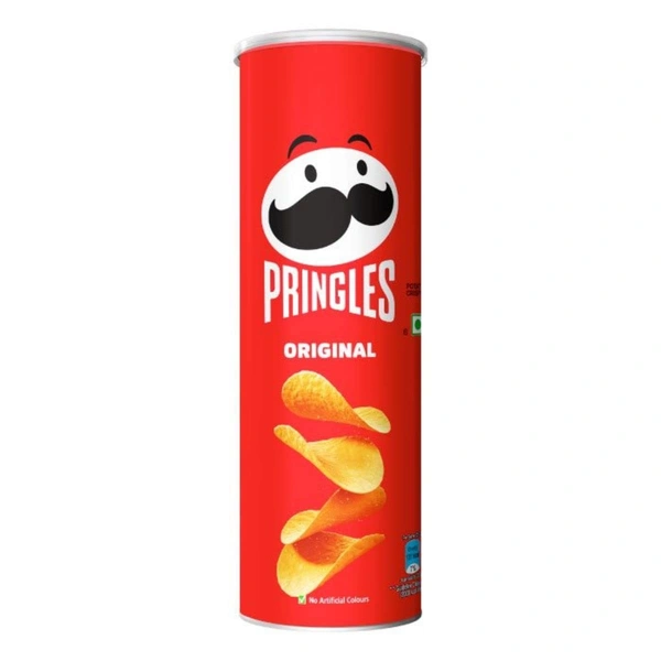 Kellogg's Pringles Potato Chips Original Flavour, 107g
