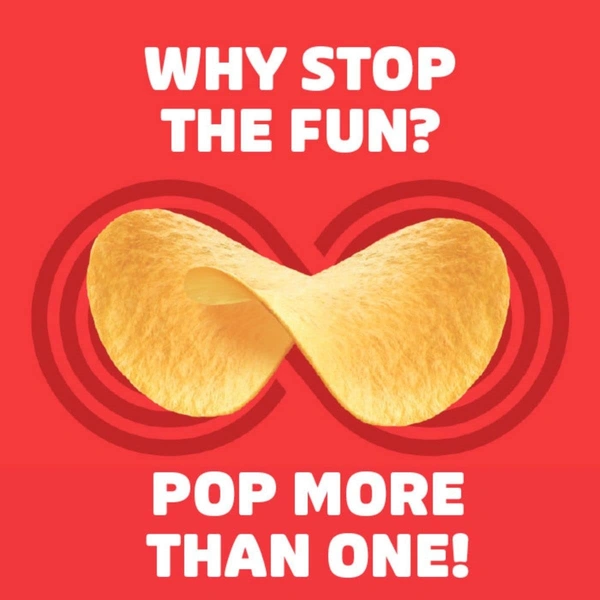 Kellogg's Pringles Potato Chips Original Flavour, 107g