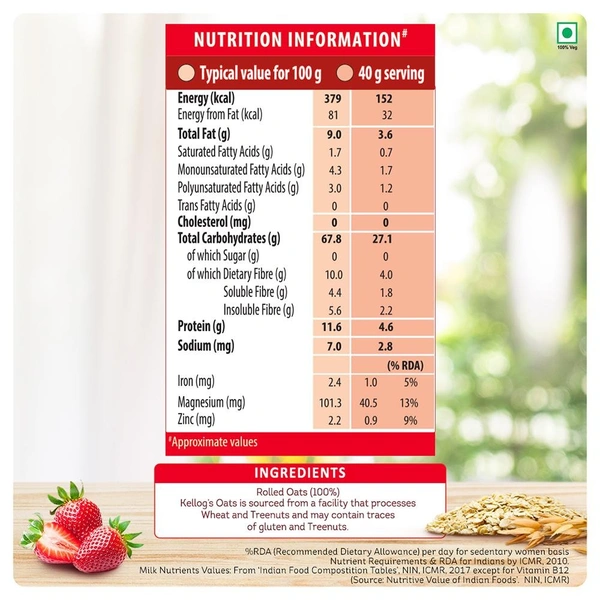 Kellogg's Oats  - 900g