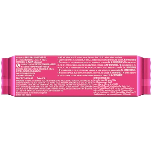 Britannia Gobbles Fruity Fun Cake - 50g