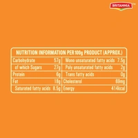 Britannia Gobbles Cake - Orange Bites