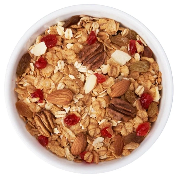 True Elements Fruit & Nut Muesli - Rich In Protein & Fibre, No Added Sugar, 400g