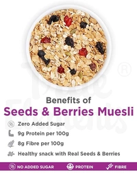 True Elements Seeds & Berries Muesli 400g