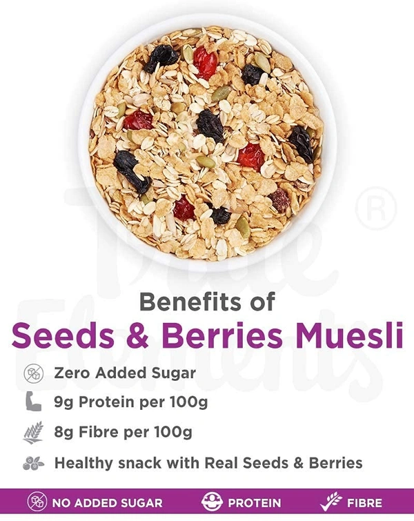 True Elements Seeds & Berries Muesli 400g