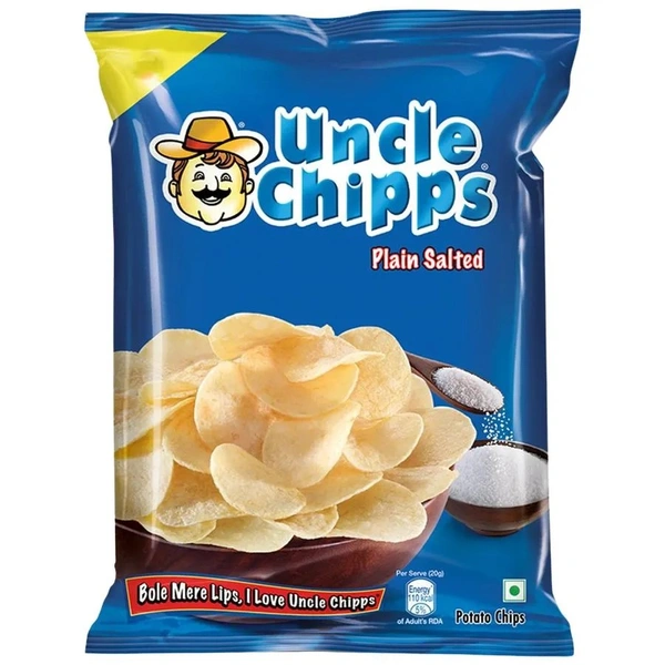Uncle Chipps Plain Salted Potato Chips 