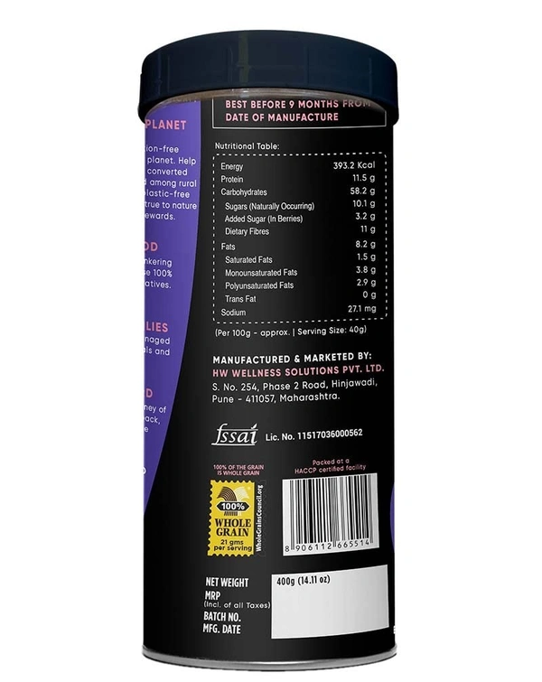 True Elements Dark Chocolate Muesli 400g