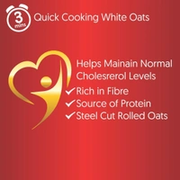 Manna Instant Oats  White Oats | High in Fibre and Protein | Helps Maintain Cholesterol - 1kg