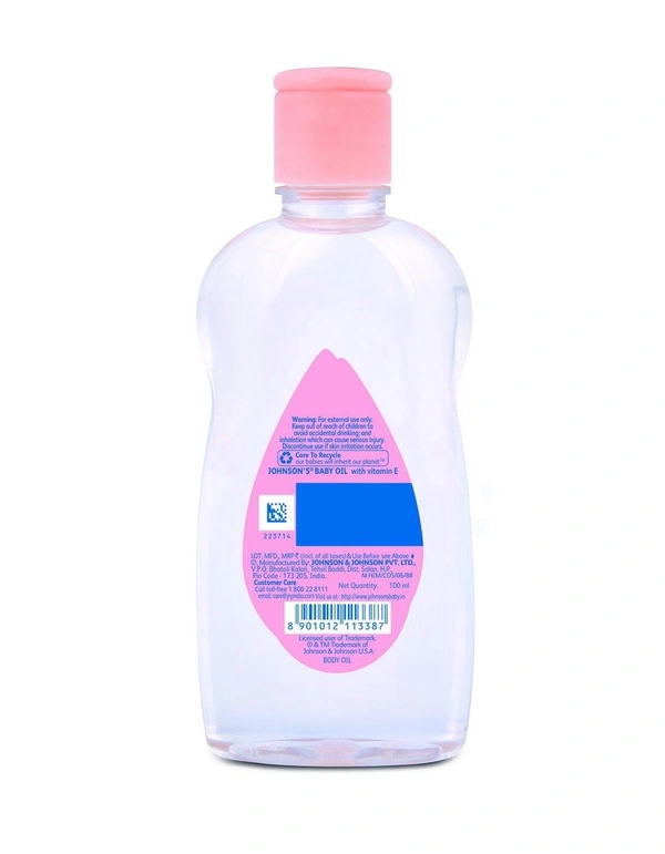 Johnson's Vitamin E Baby Oil 100 ml