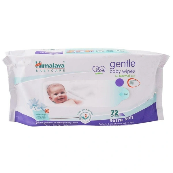 Himalaya Gentle Baby Wipes 72pcs