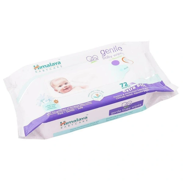 Himalaya Gentle Baby Wipes 72pcs